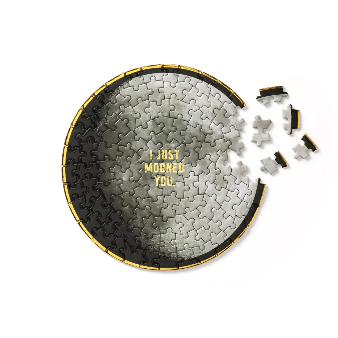 I Just Mooned You 100 Piece Mini Shaped Puzzle