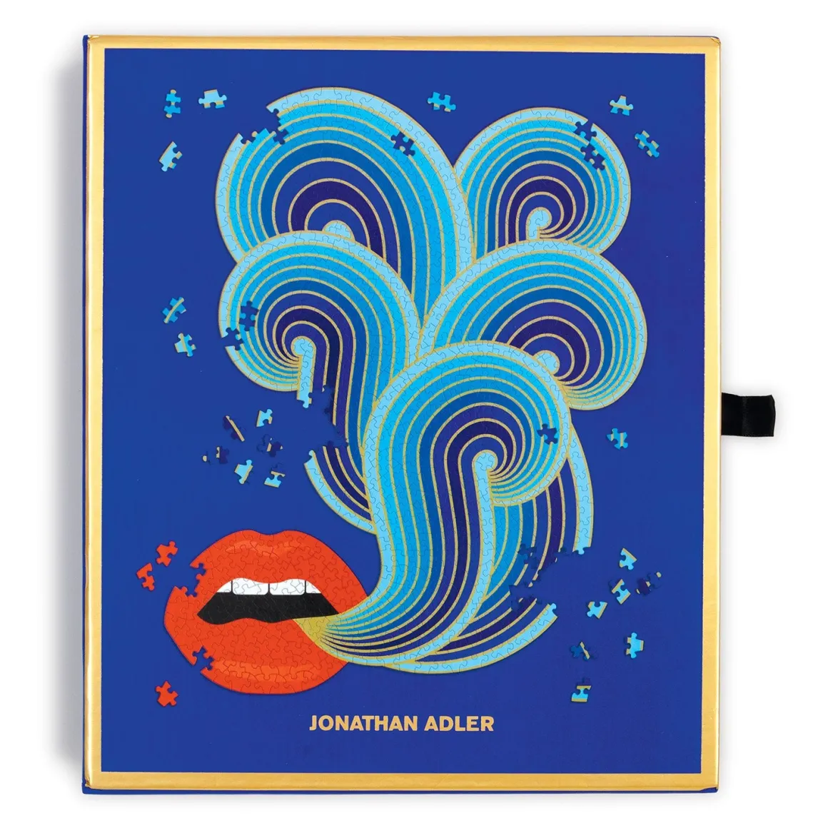 Jonathan Adler 750 Piece Lips Shaped Jigsaw Puzzle