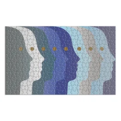 Jonathan Adler Atlas 300 Piece Lenticular Jigsaw Puzzle