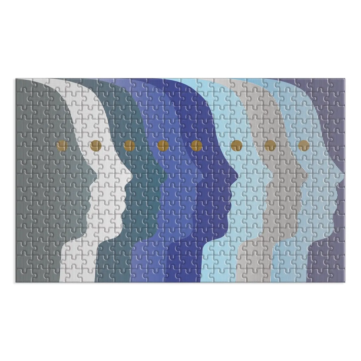 Jonathan Adler Atlas 300 Piece Lenticular Jigsaw Puzzle
