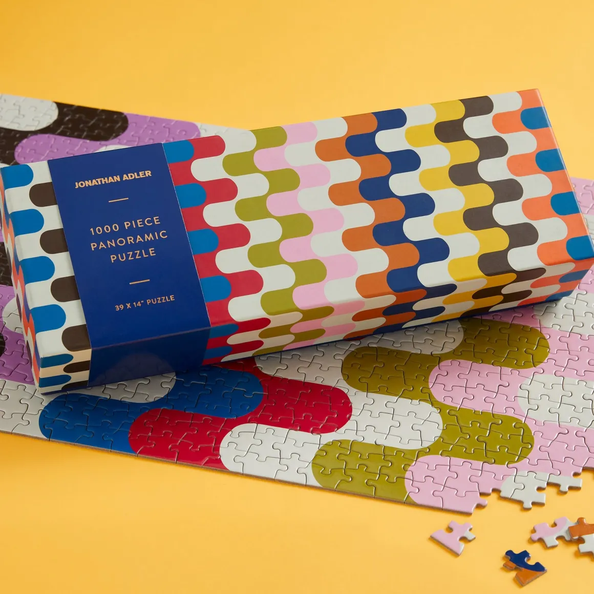 Jonathan Adler Bargello 1000 Piece Panoramic Puzzle