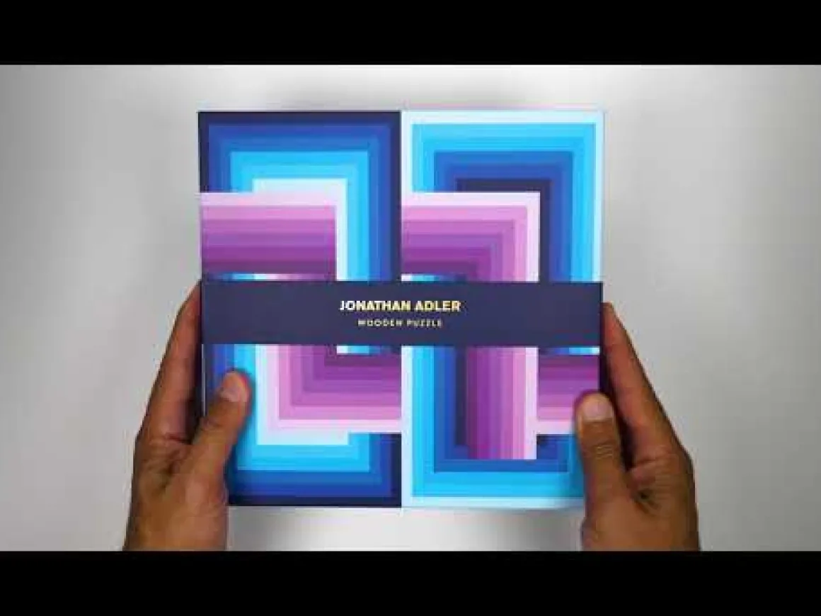 Jonathan Adler Infinity Wooden Jigsaw Puzzle Set