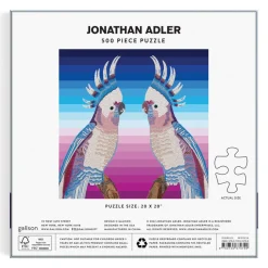 Jonathan Adler Parrots 500 Piece Puzzle