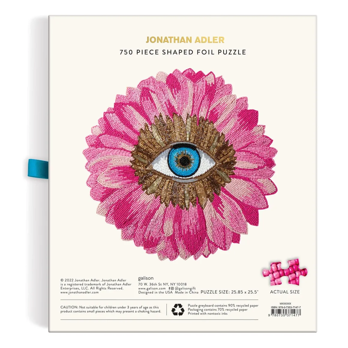 Jonathan Adler Petals 750 Piece Shaped Puzzle