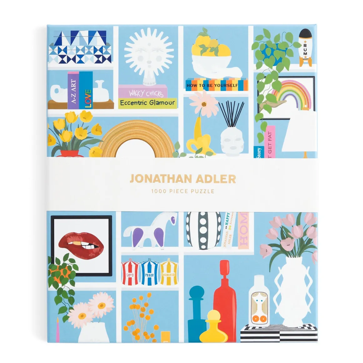 Jonathan Adler Shelfie 1000 Piece Puzzle