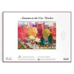 Joy Laforme Autumn at the City Market 1000 Piece Puzzle