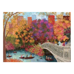 Joy Laforme Autumn on Bow Bridge 1000 Piece Puzzle