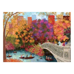 Joy Laforme Autumn on Bow Bridge 1000 Piece Puzzle