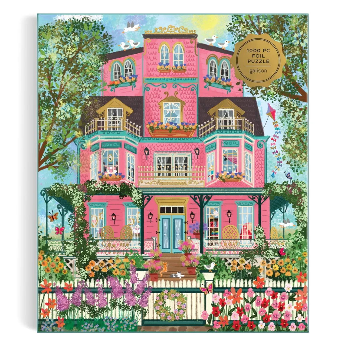 Joy Laforme Capeside Victorian 1000 Piece Foil Puzzle