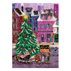 Joy Laforme Christmas Square Greeting Card Puzzle