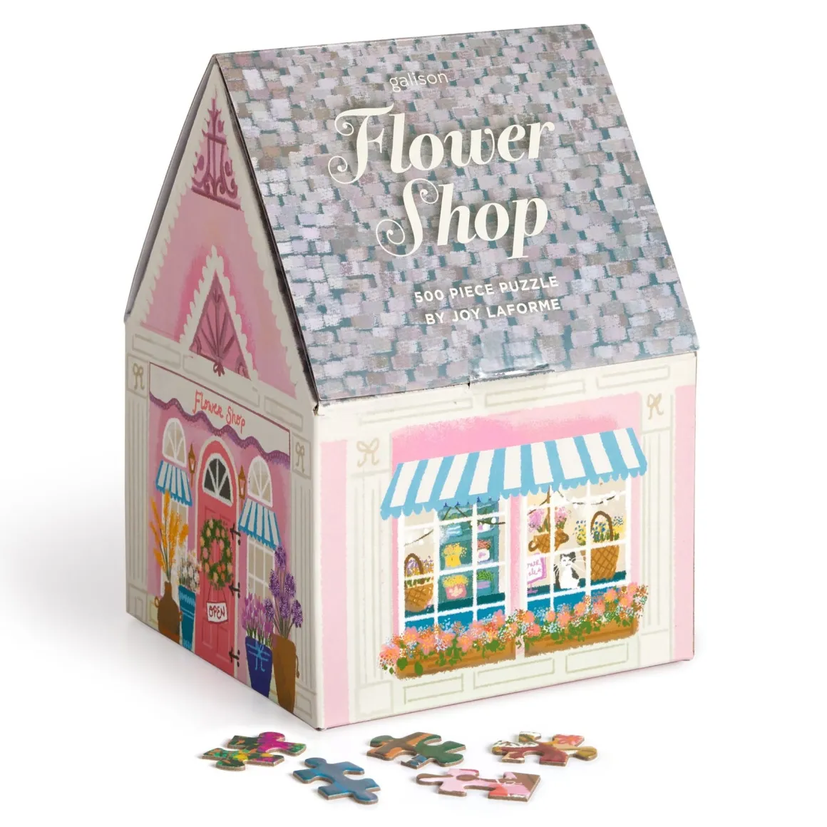 Joy Laforme Flower Shop 500 Piece House Puzzle