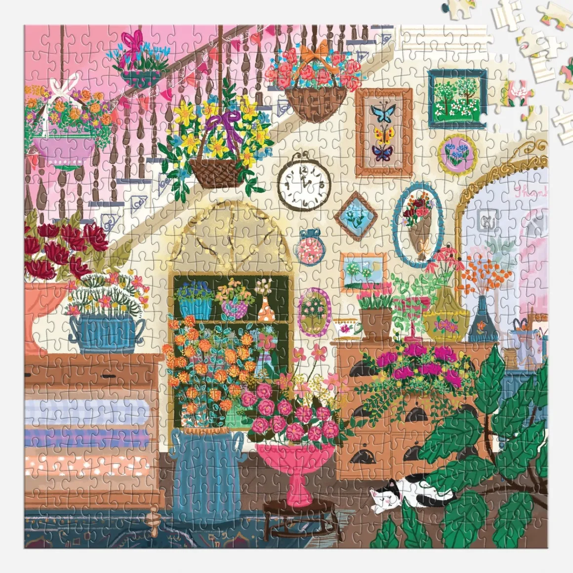 Joy Laforme Flower Shop 500 Piece House Puzzle