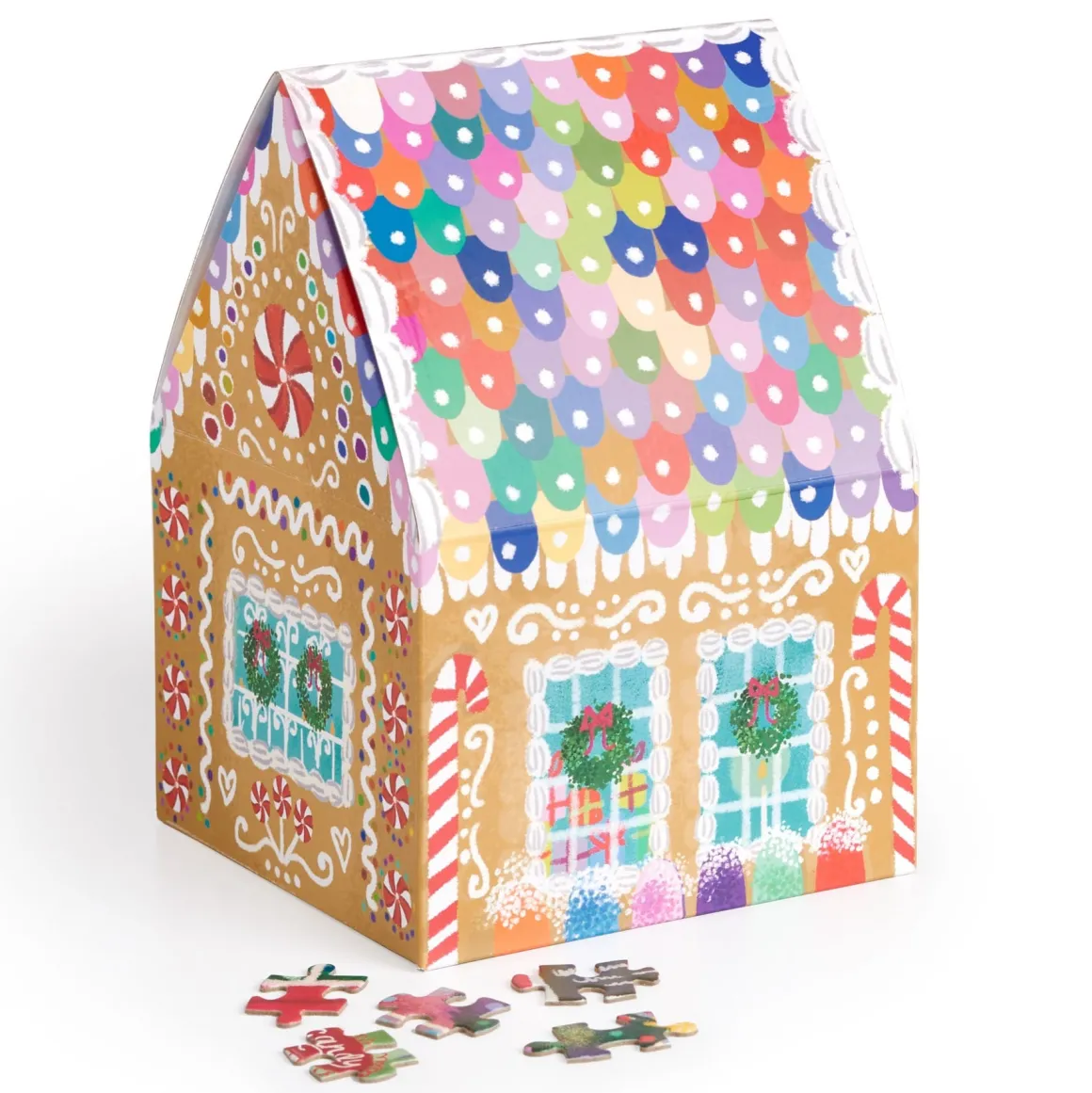 Joy Laforme Gingerbread Cottage 500 Piece Puzzle In A House