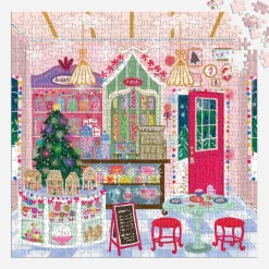 Joy Laforme Gingerbread Cottage 500 Piece Puzzle In A House