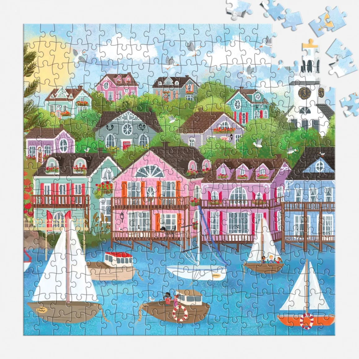 Joy Laforme Harbor by the Sea 300 Piece Puzzle