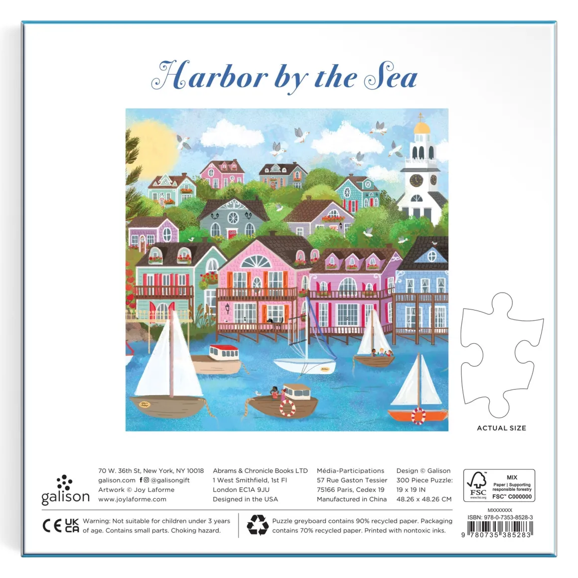 Joy Laforme Harbor by the Sea 300 Piece Puzzle