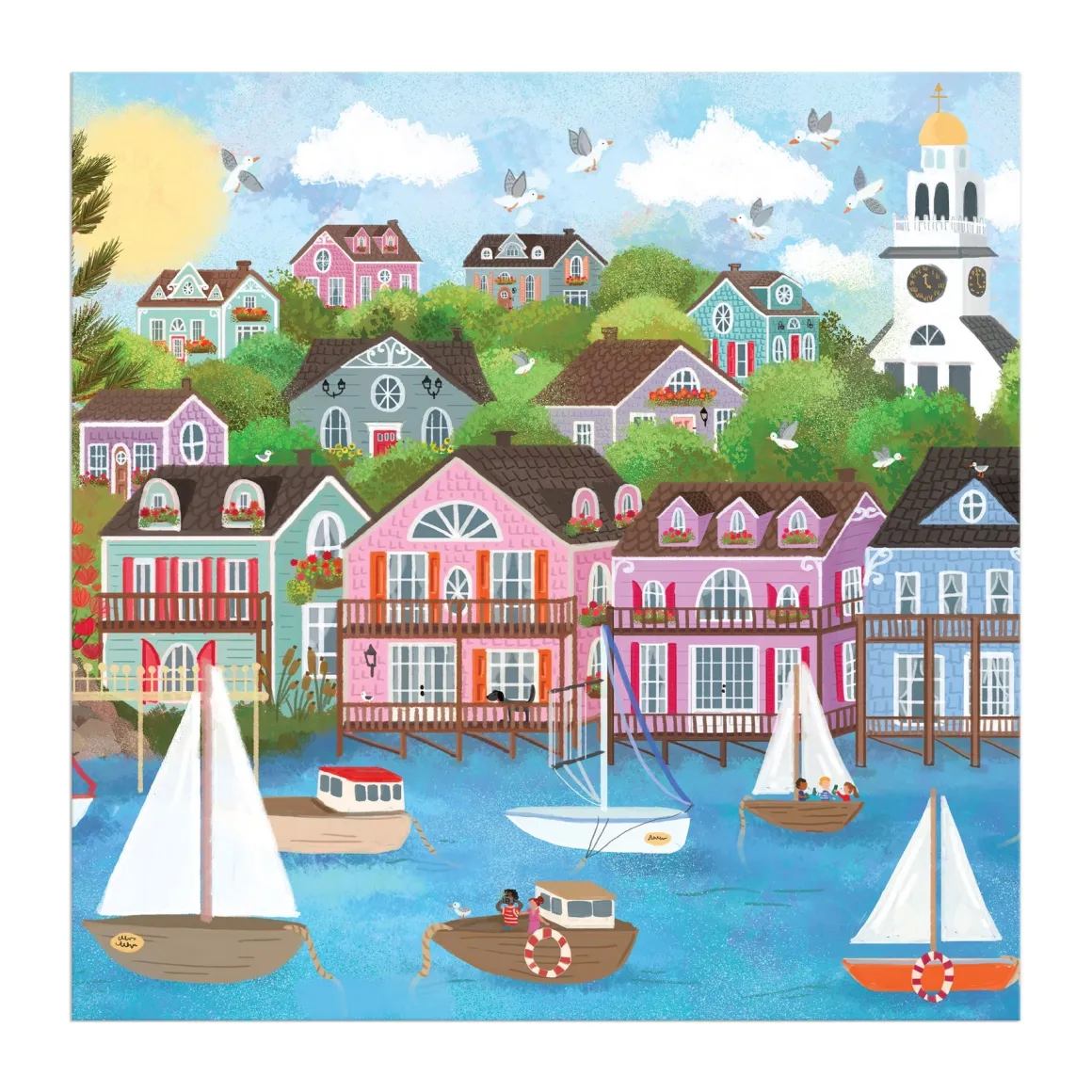 Joy Laforme Harbor by the Sea 300 Piece Puzzle