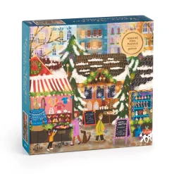 Joy Laforme Merry Market 1000 Piece Foil Puzzle in a Square Box