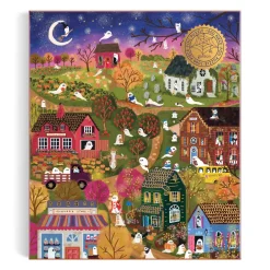 Joy Laforme Spooky Village 1000 Piece Foil Puzzle