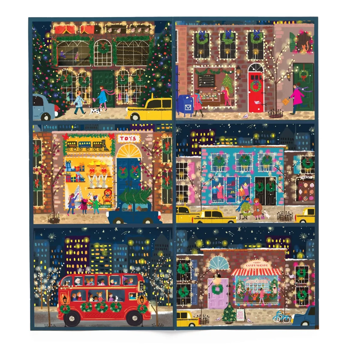 Joy Laforme Winter Lights 12 Days of Puzzles Holiday Countdown
