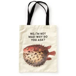 Judgy Fish Canvas Tote