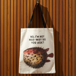 Judgy Fish Canvas Tote