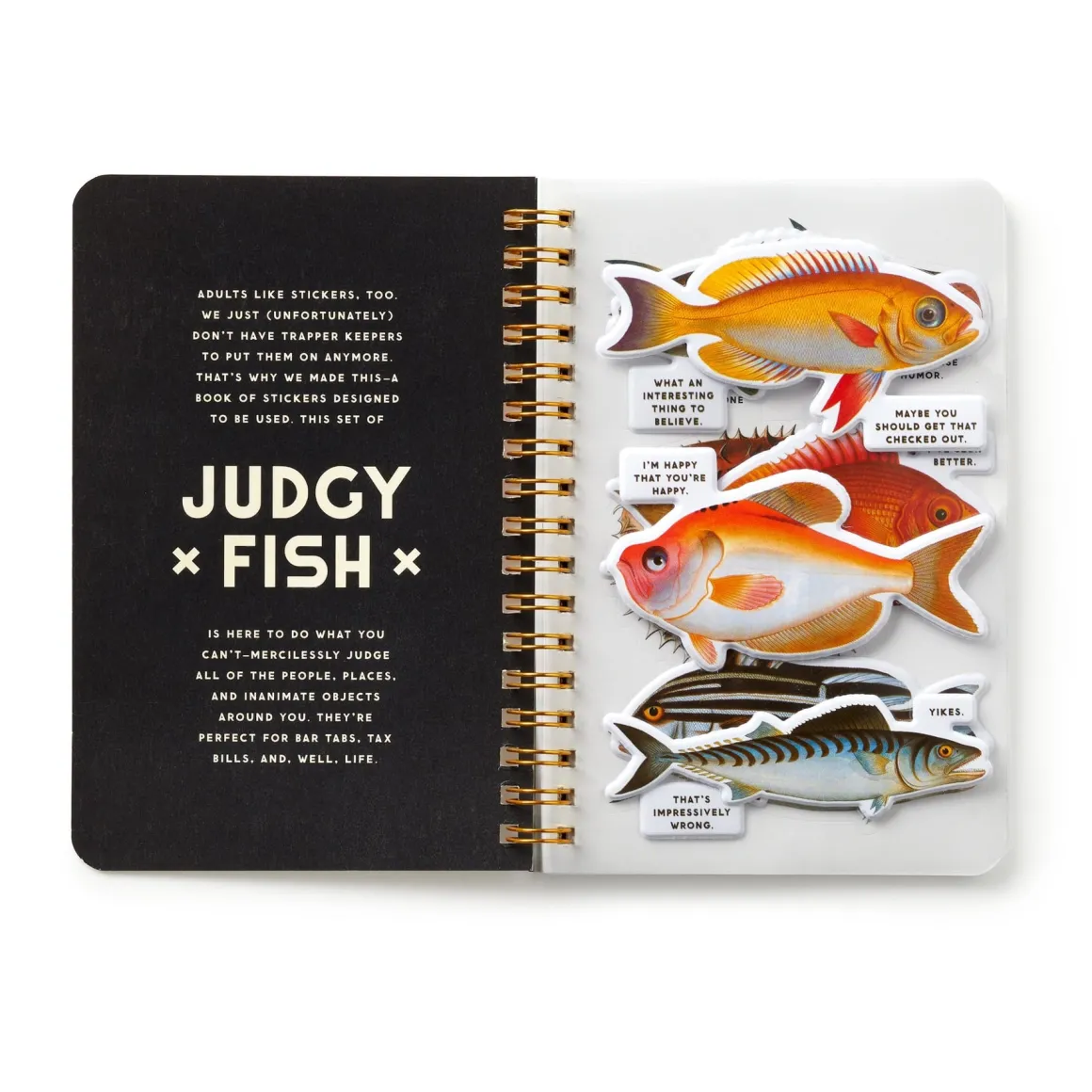 Judgy Fish Sticker Book