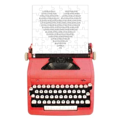 Just My Type Vintage Typewriter 100 Piece Mini Shaped Jigsaw Puzzle