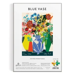 Kitty McCall Blue Vase 250 Piece Wood Puzzle