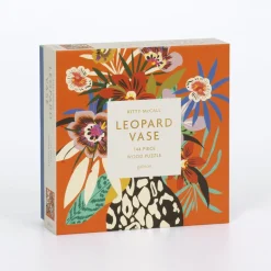 Kitty McCall Leopard Vase 144 Piece Wood Jigsaw Puzzle