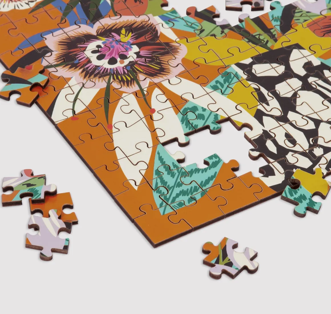 Kitty McCall Leopard Vase 144 Piece Wood Jigsaw Puzzle