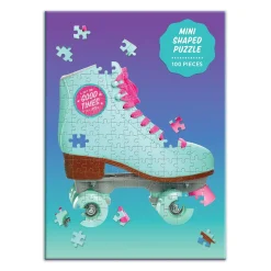 Let The Good Times Roll Roller Skate 100 Piece Mini Shaped Jigsaw Puzzle