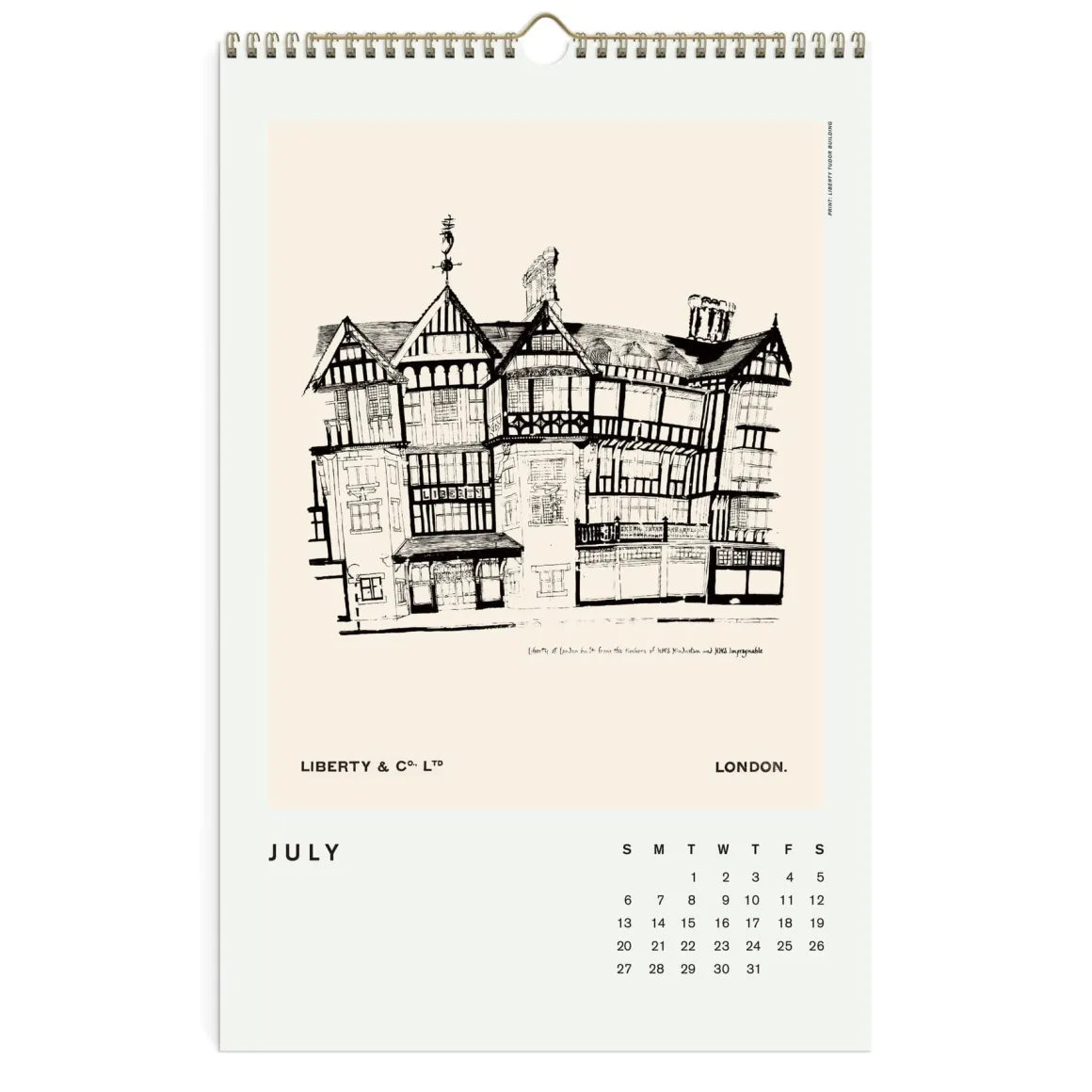 Liberty 2025 Wall Calendar