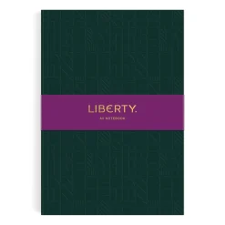 Liberty Dark Green Tudor A5 Embossed Journal