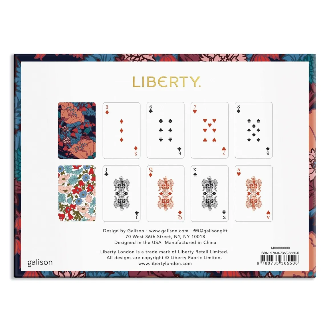 Liberty Floral Playing Card Set