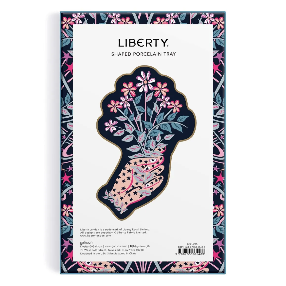 Liberty Ianthe Hand Shaped Porcelain Tray