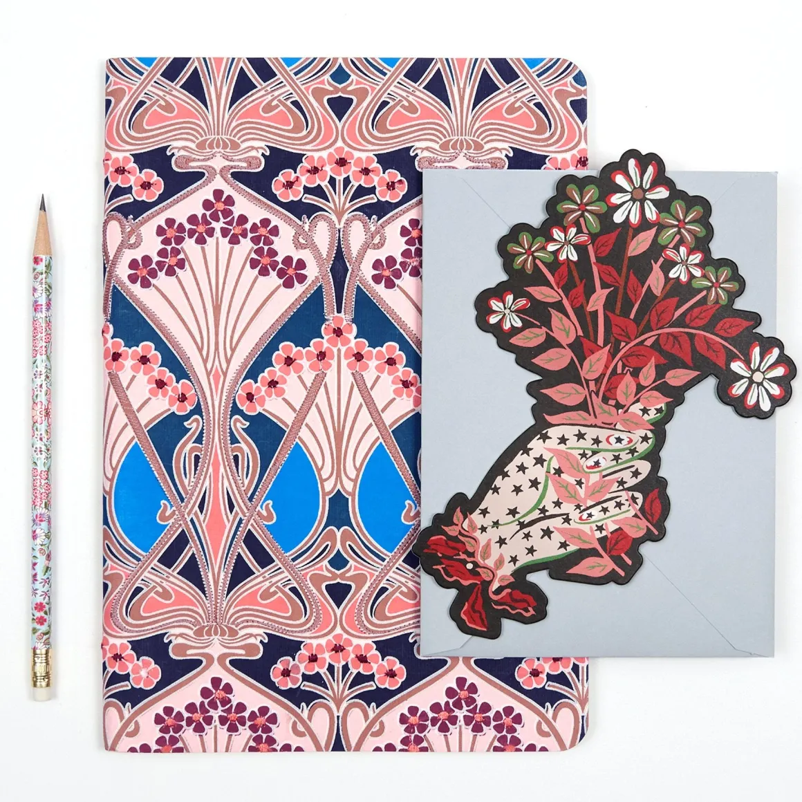 Liberty Ianthe Handmade Embroidered Journal