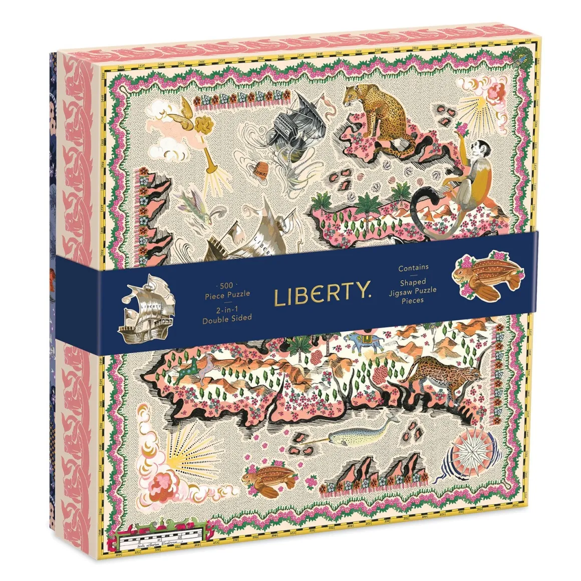 Liberty London Maxine Double-Sided 500 Piece Jigsaw Puzzle