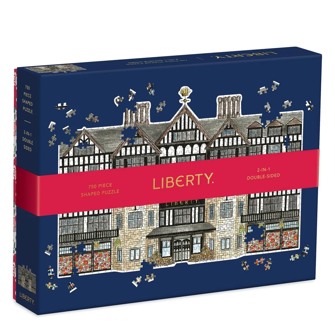 Liberty London Tudor Building 750 Piece Shaped Jigsaw Puzzle