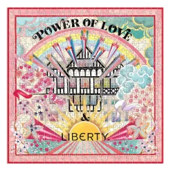 Liberty Power of Love 500 Piece Double Sided Jigsaw Puzzle with Shaped Pieces