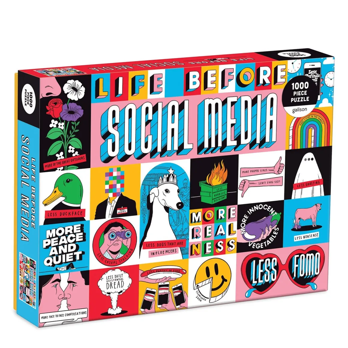 Life Before Social Media 1000 Piece Jigsaw Puzzle