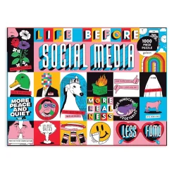 Life Before Social Media 1000 Piece Jigsaw Puzzle
