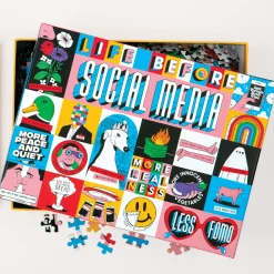 Life Before Social Media 1000 Piece Jigsaw Puzzle