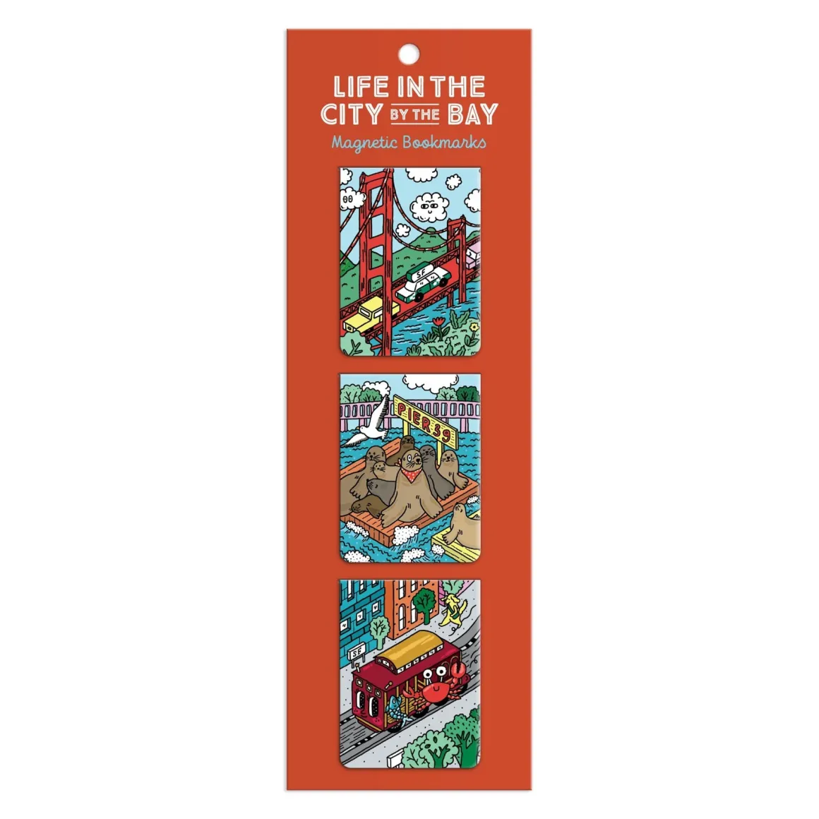 Life In The City By The Bay Magnetic Bookmarks
