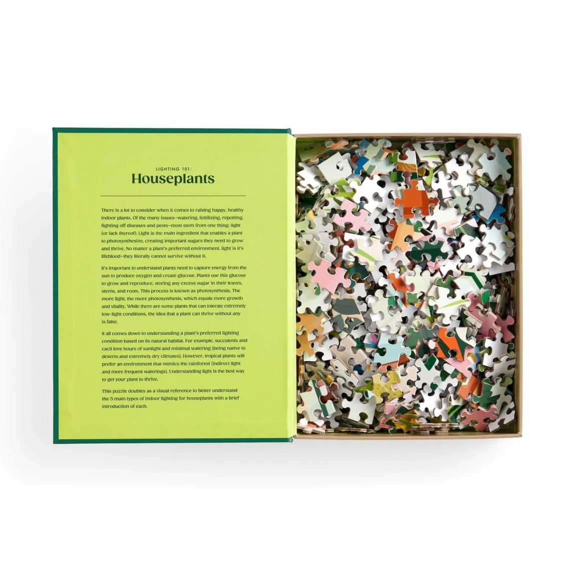 Lighting 101: Houseplants 500 Piece Book Puzzle