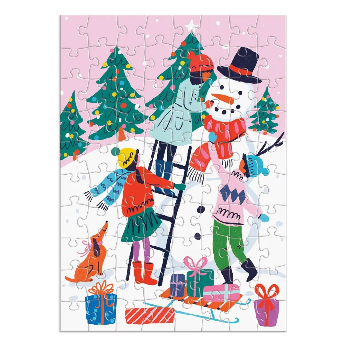 Louise Cunningham Merry and Bright 12 Days of Christmas Advent Puzzle Calendar