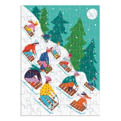 Louise Cunningham Merry and Bright 12 Days of Christmas Advent Puzzle Calendar