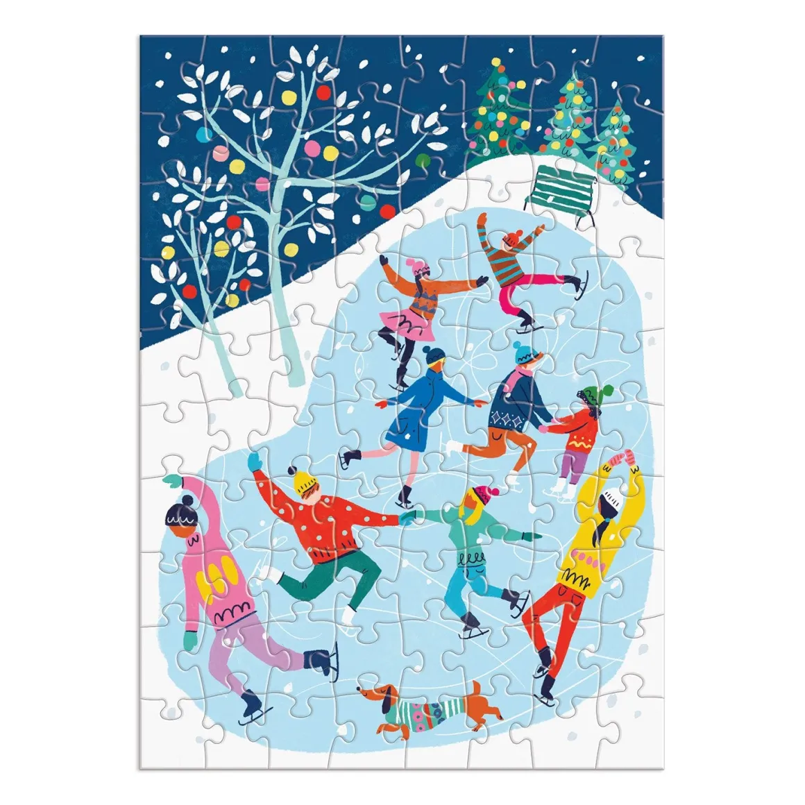 Louise Cunningham Merry and Bright 12 Days of Christmas Advent Puzzle Calendar
