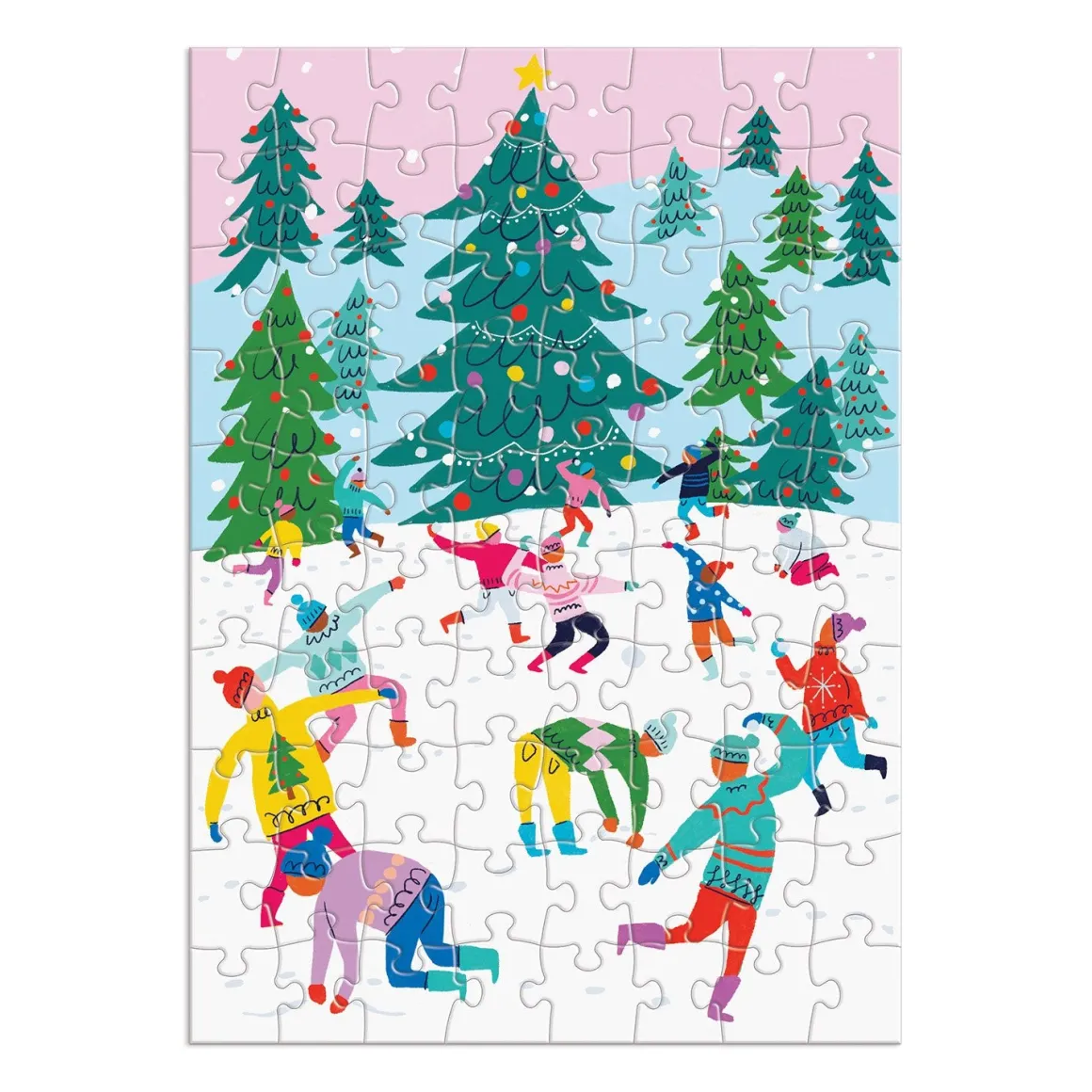 Louise Cunningham Merry and Bright 12 Days of Christmas Advent Puzzle Calendar