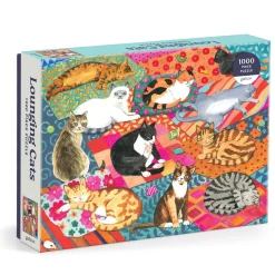 Lounging Cats 1000 Piece Puzzle